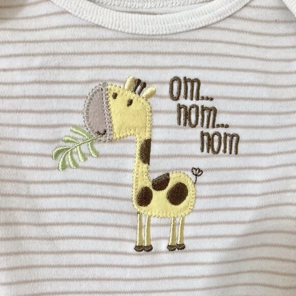 Baby Neutral Bundle 6-9M - Dogs & Safari Animals - Sleeper/Bodysuit/Pants - Picture 9 of 14